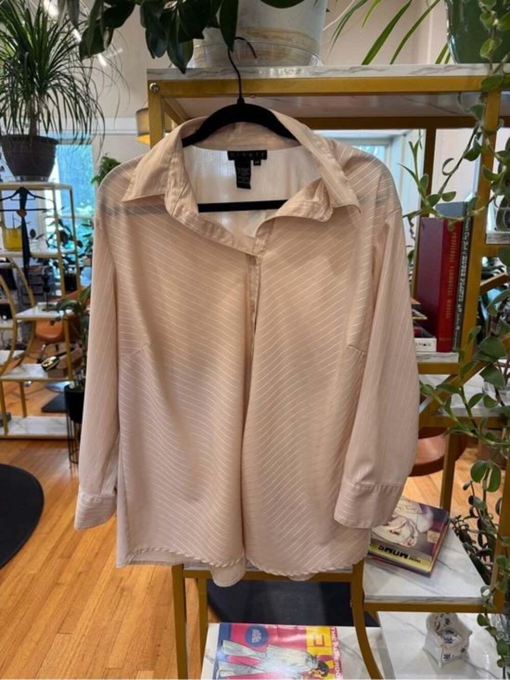 Ninety Light Blush Button-Up Shirt